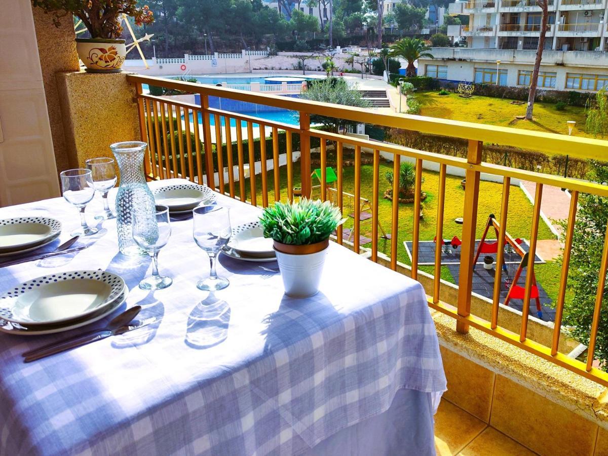 Luminoso Apartamento En Salou Con Terraza Y Parque Infantil Ideal Familias Buitenkant foto